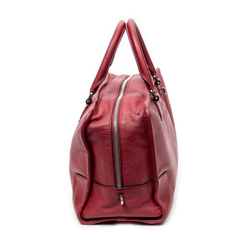 Handbag Amazona 36 Raspberry Pink Goatskin Leather