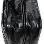 Shoulder Bag Small Chain Crossbody Black Matelasse Lux Leather
