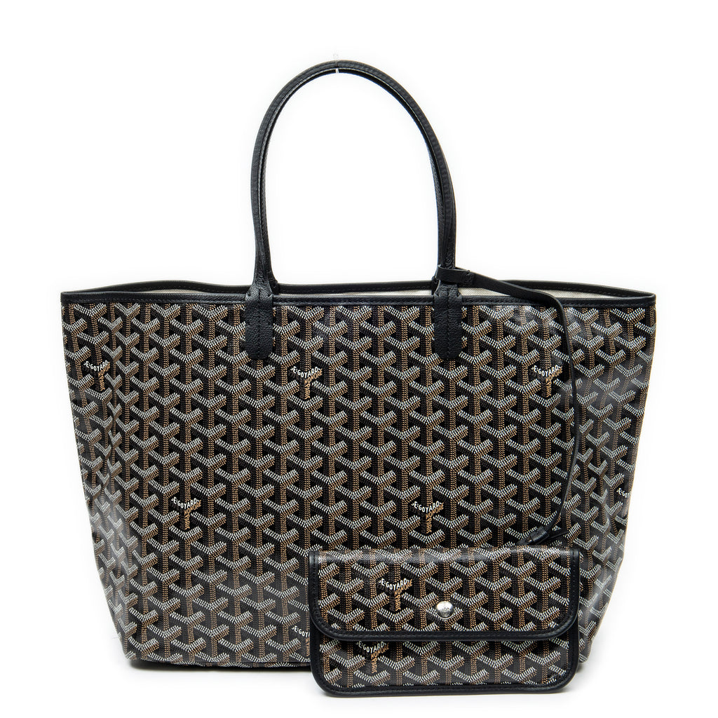 Shoulder Bag Saint Louis PM Black Goyardine Coated Canvas