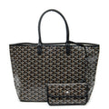 Shoulder Bag Saint Louis PM Black Goyardine Coated Canvas