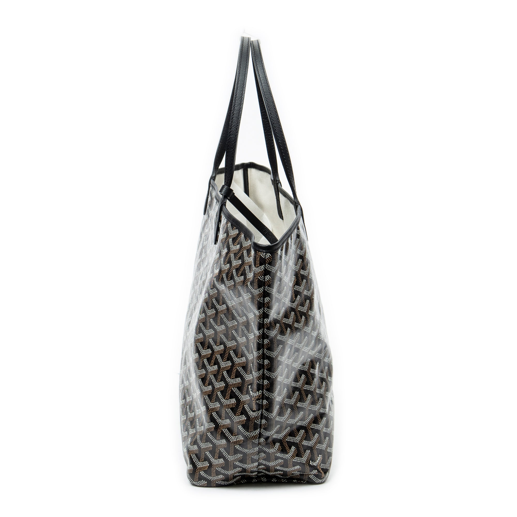 Shoulder Bag Saint Louis PM Black Goyardine Coated Canvas