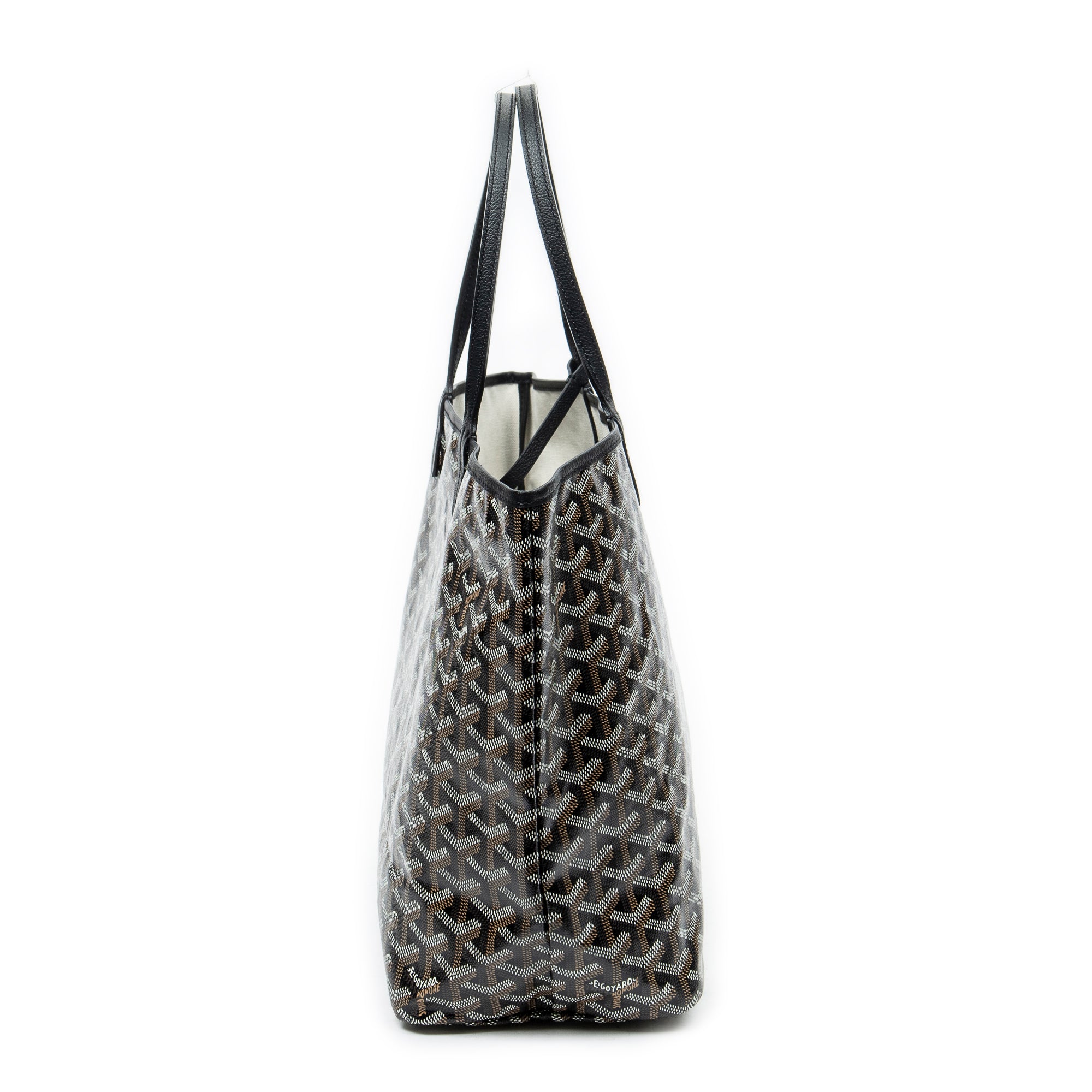 Shoulder Bag Saint Louis PM Black Goyardine Coated Canvas