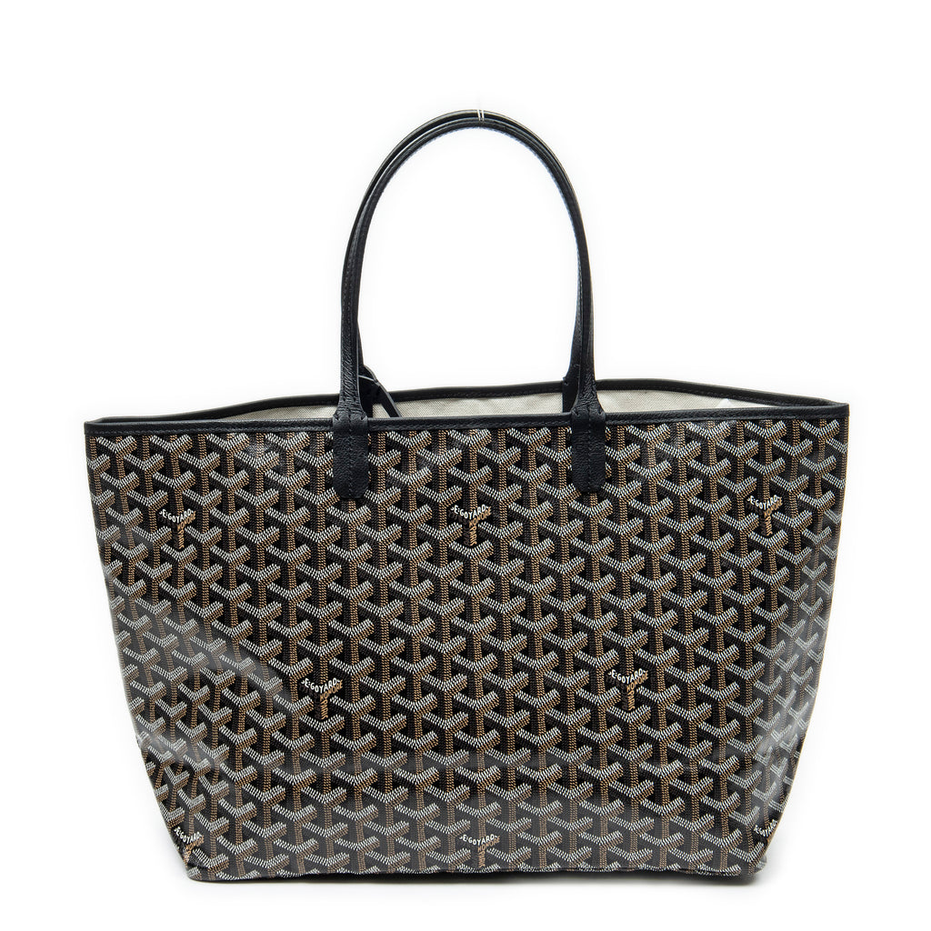 Shoulder Bag Saint Louis PM Black Goyardine Coated Canvas