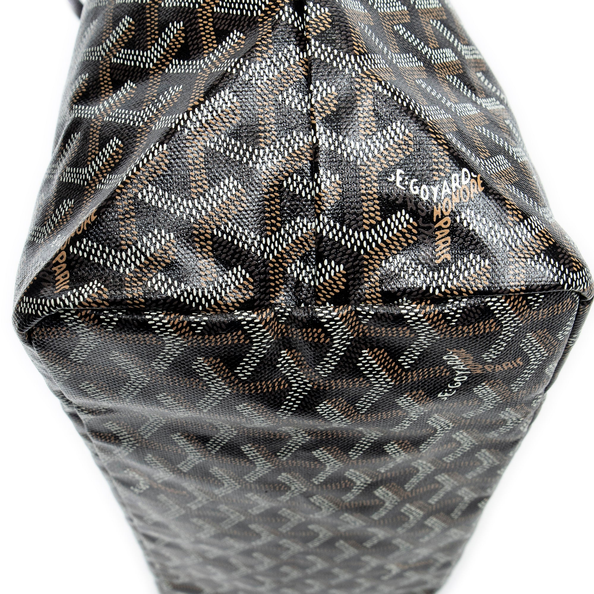 Shoulder Bag Saint Louis PM Black Goyardine Coated Canvas