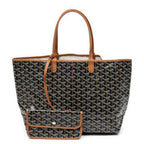 Shoulder Bag Saint Louis PM Brown Goyardine Coated Canvas