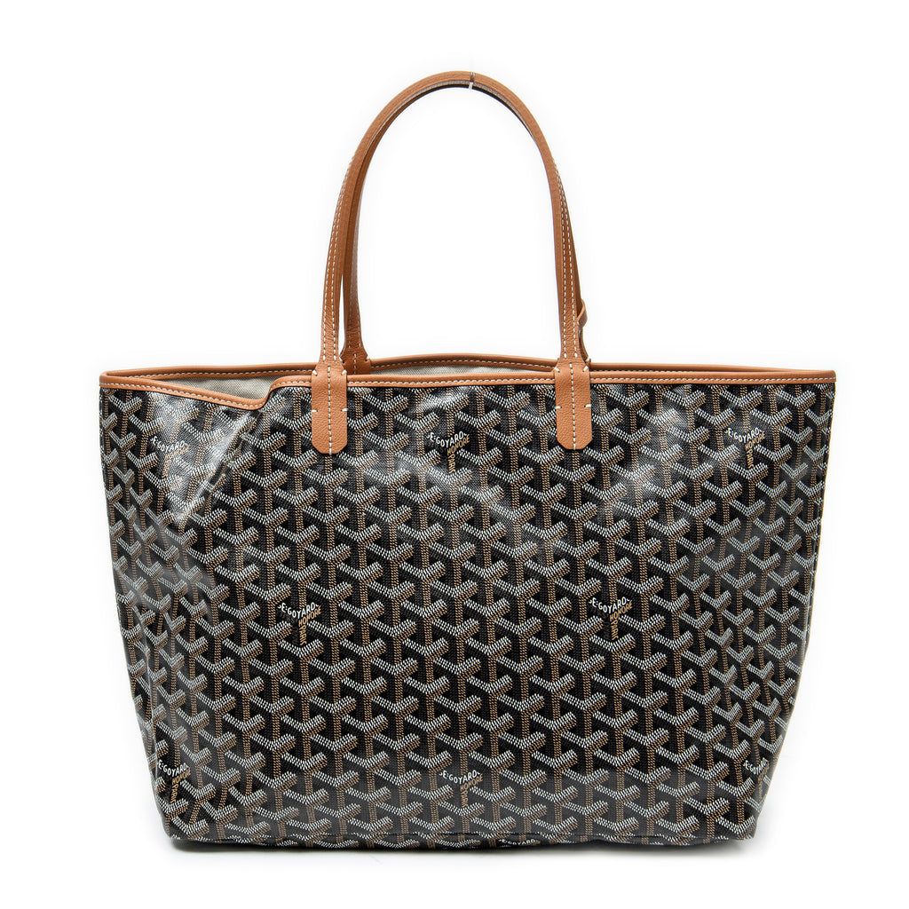 Shoulder Bag Saint Louis PM Brown Goyardine Coated Canvas