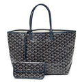 Shoulder Bag Saint Louis PM Navy Goyardine Coated Canvas