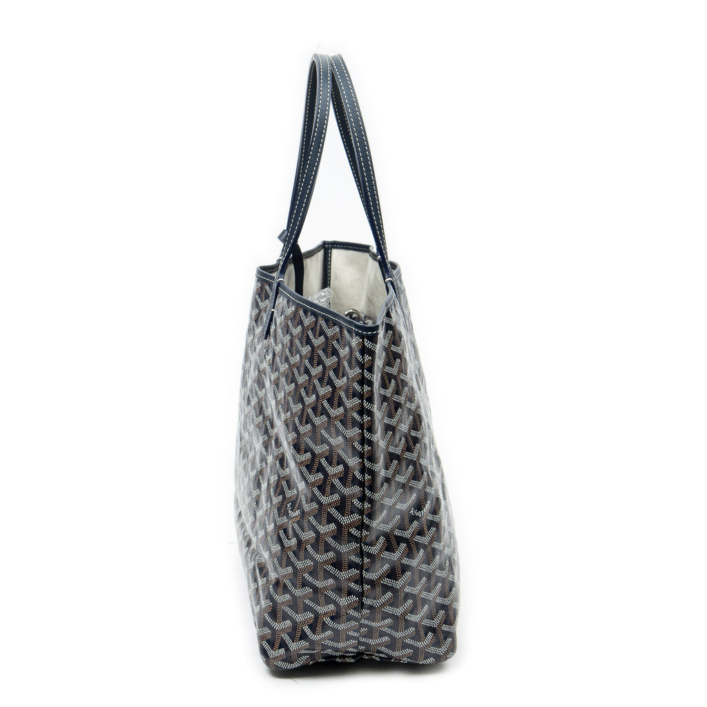 Shoulder Bag Saint Louis PM Navy Goyardine Coated Canvas