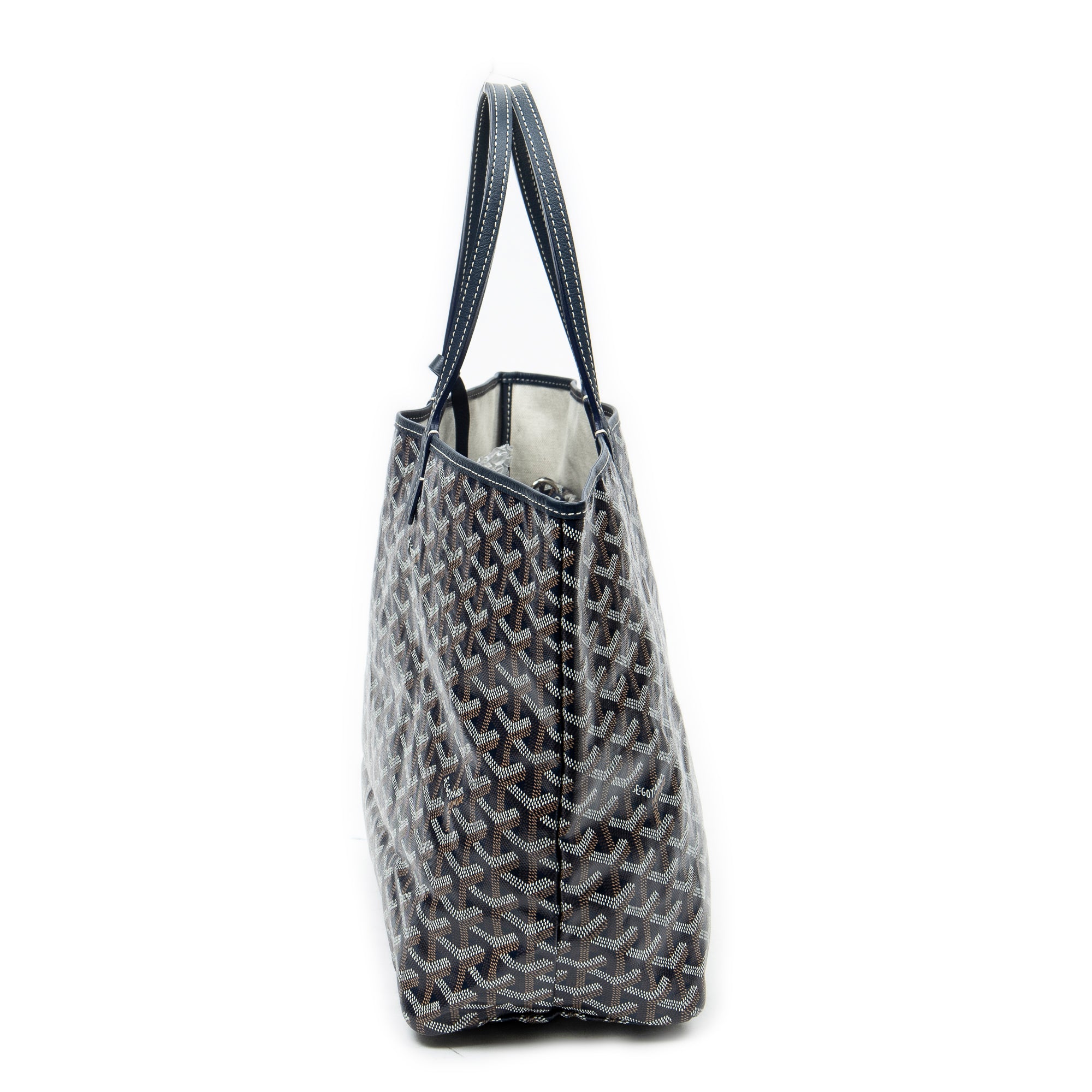 Shoulder Bag Saint Louis PM Navy Goyardine Coated Canvas