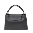 Shoulder Bag Capucines GM Black Taurillon Clemence Leather