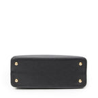 Shoulder Bag Capucines GM Black Taurillon Clemence Leather