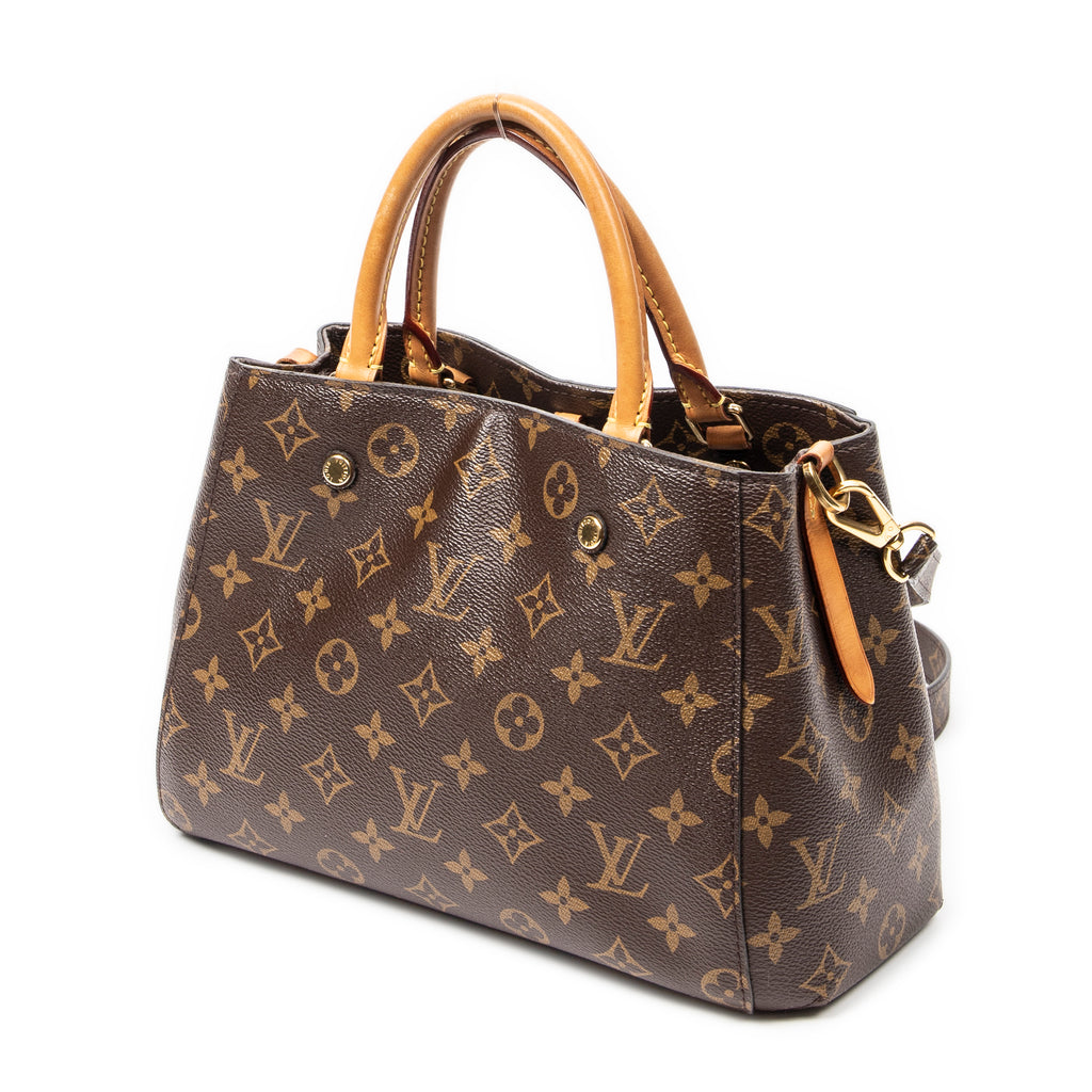 Shoulder Bag Montaigne BB Brown Monogram Canvas