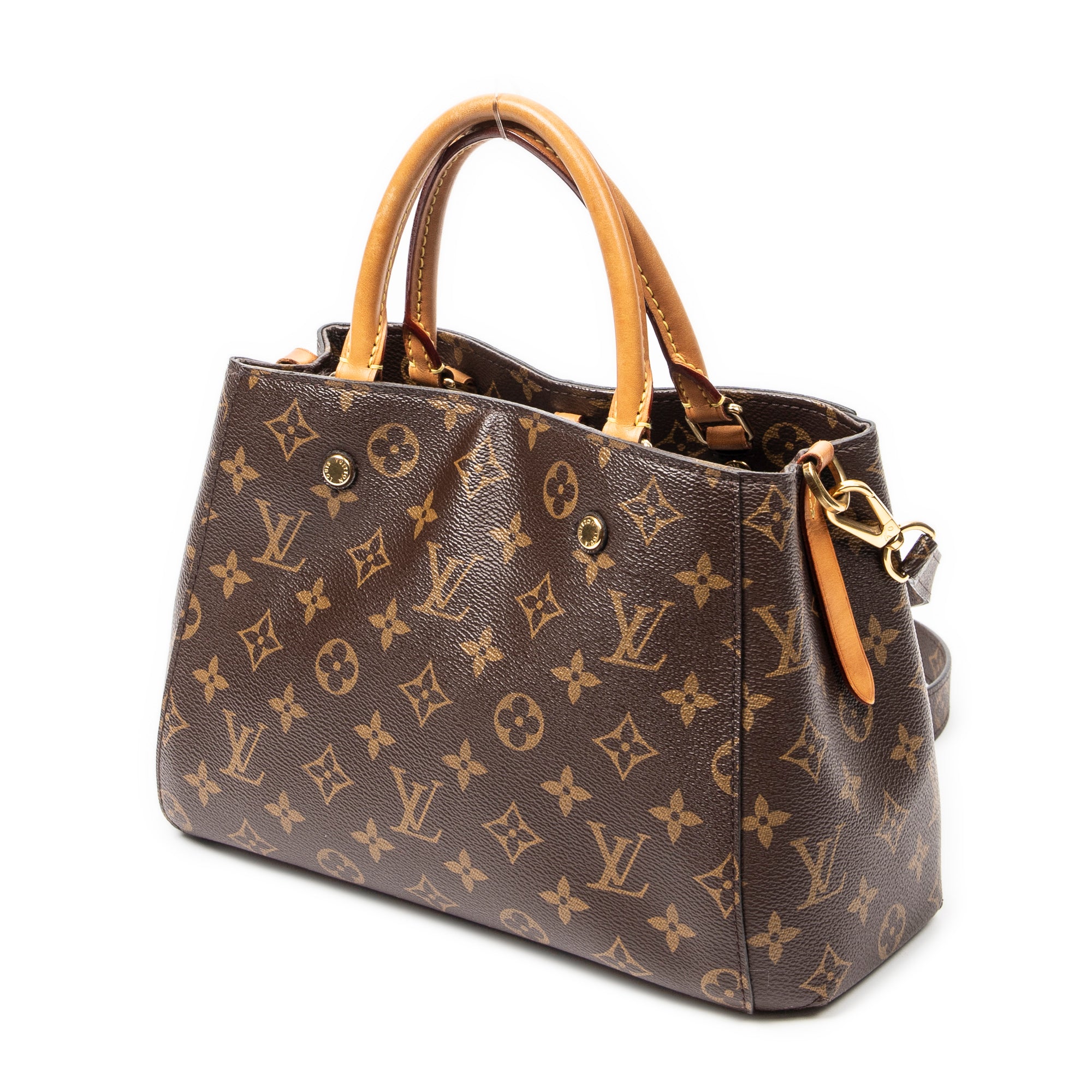 Shoulder Bag Montaigne BB Brown Monogram Canvas