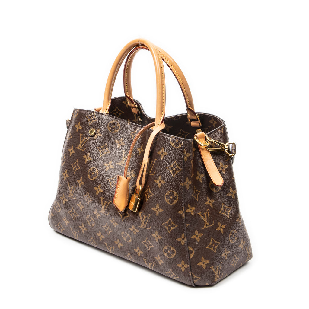Sac Bandoulière Montaigne MM Toile Monogram Marron