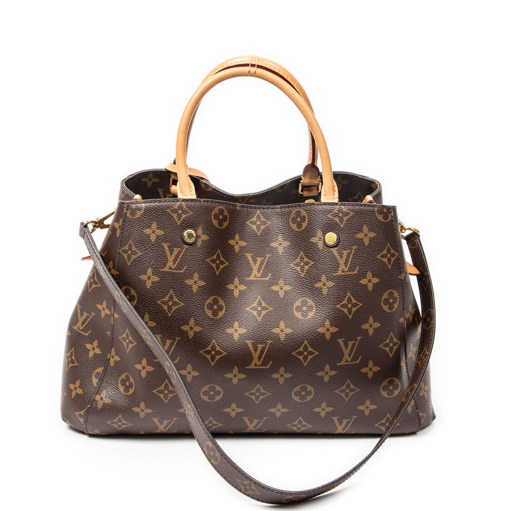 Sac Bandoulière Montaigne MM Toile Monogram Marron