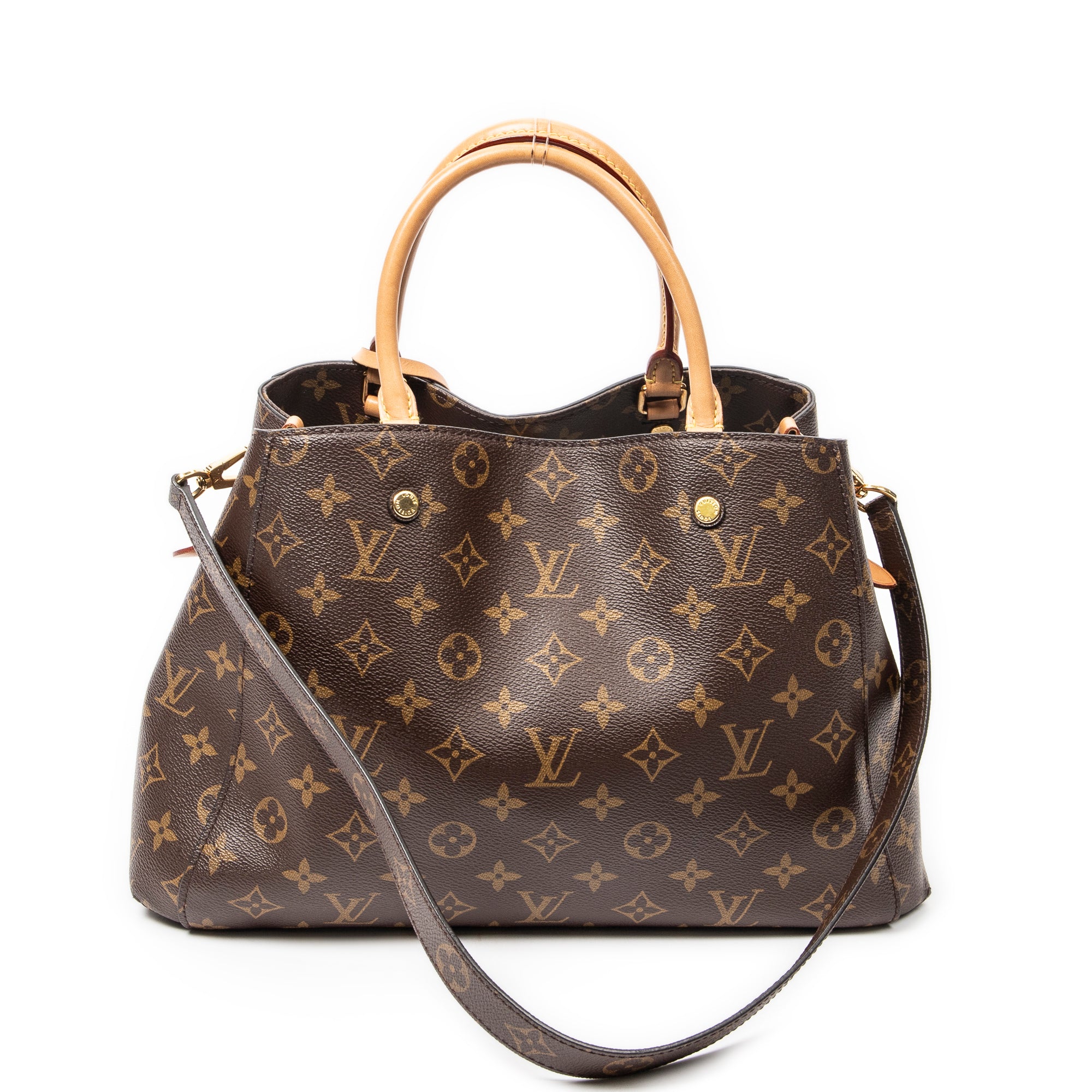Sac Bandoulière Montaigne MM Toile Monogram Marron