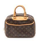 Handbag Trouville Brown Monogram Canvas