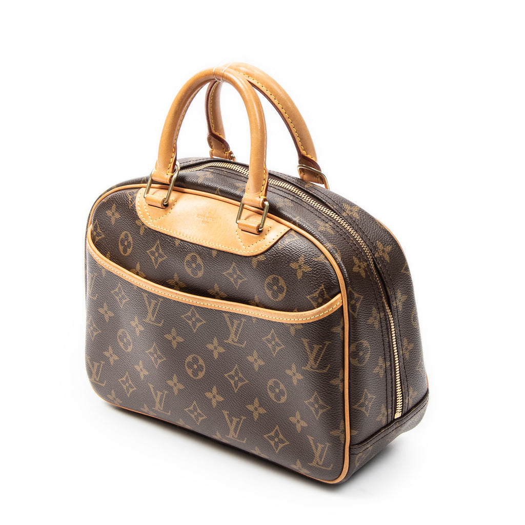 Handbag Trouville Brown Monogram Canvas