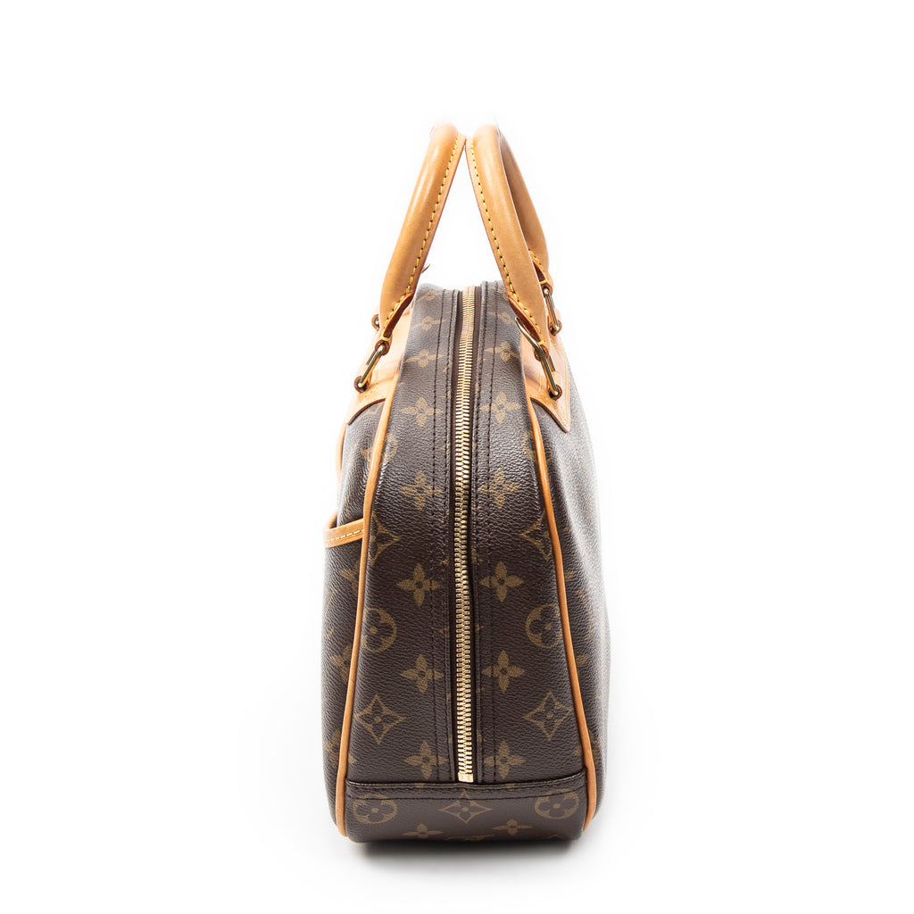 Handbag Trouville Brown Monogram Canvas
