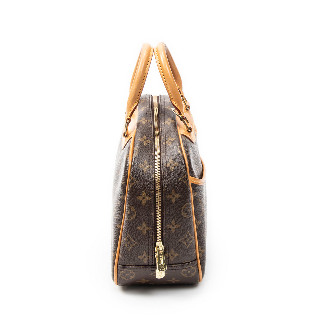 Handbag Trouville Brown Monogram Canvas