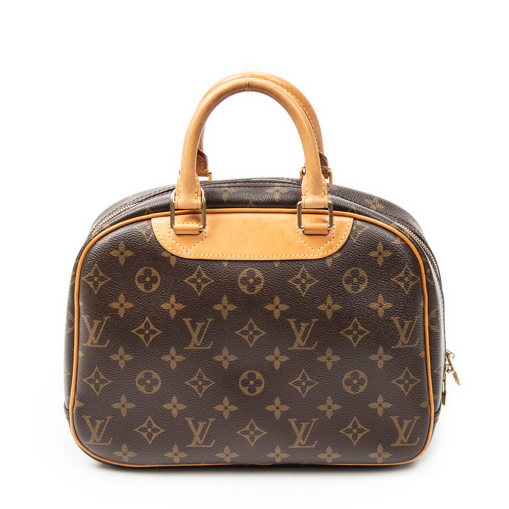 Handbag Trouville Brown Monogram Canvas