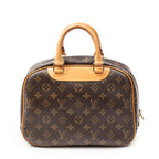 Handbag Trouville Brown Monogram Canvas