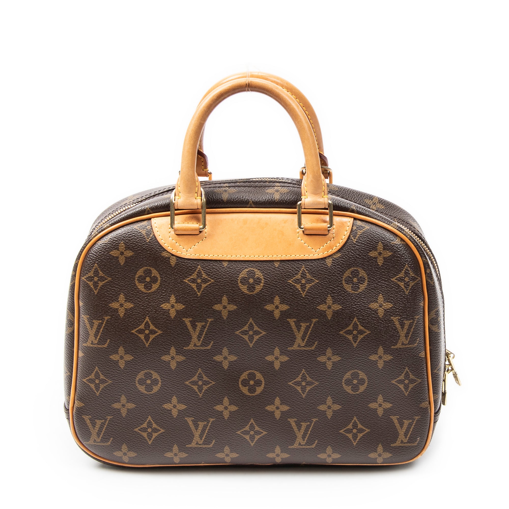 Handbag Trouville Brown Monogram Canvas