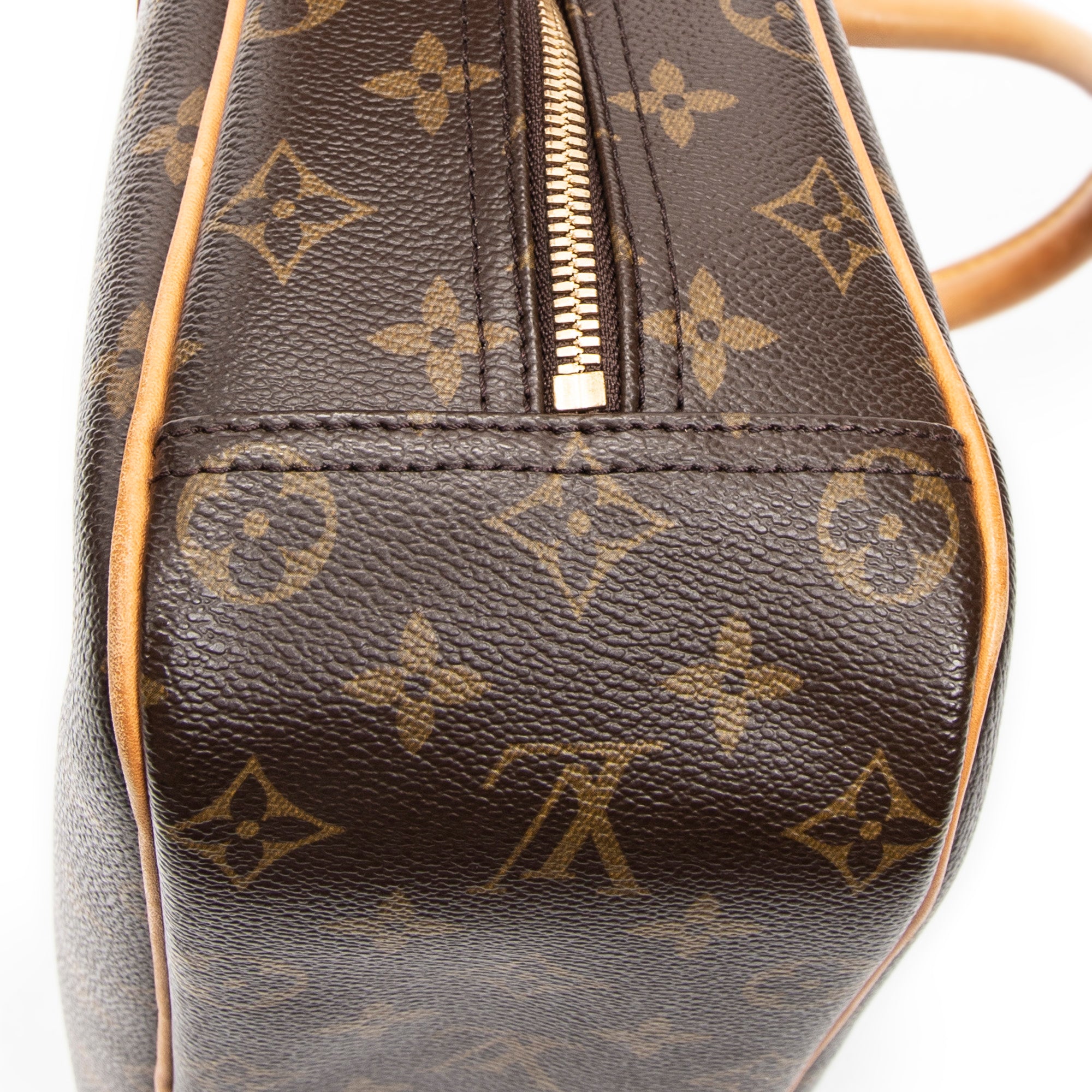 Handbag Trouville Brown Monogram Canvas