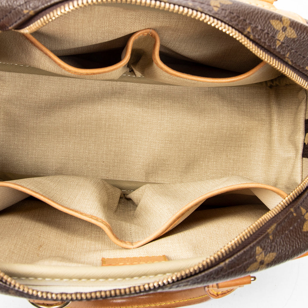 Handbag Trouville Brown Monogram Canvas