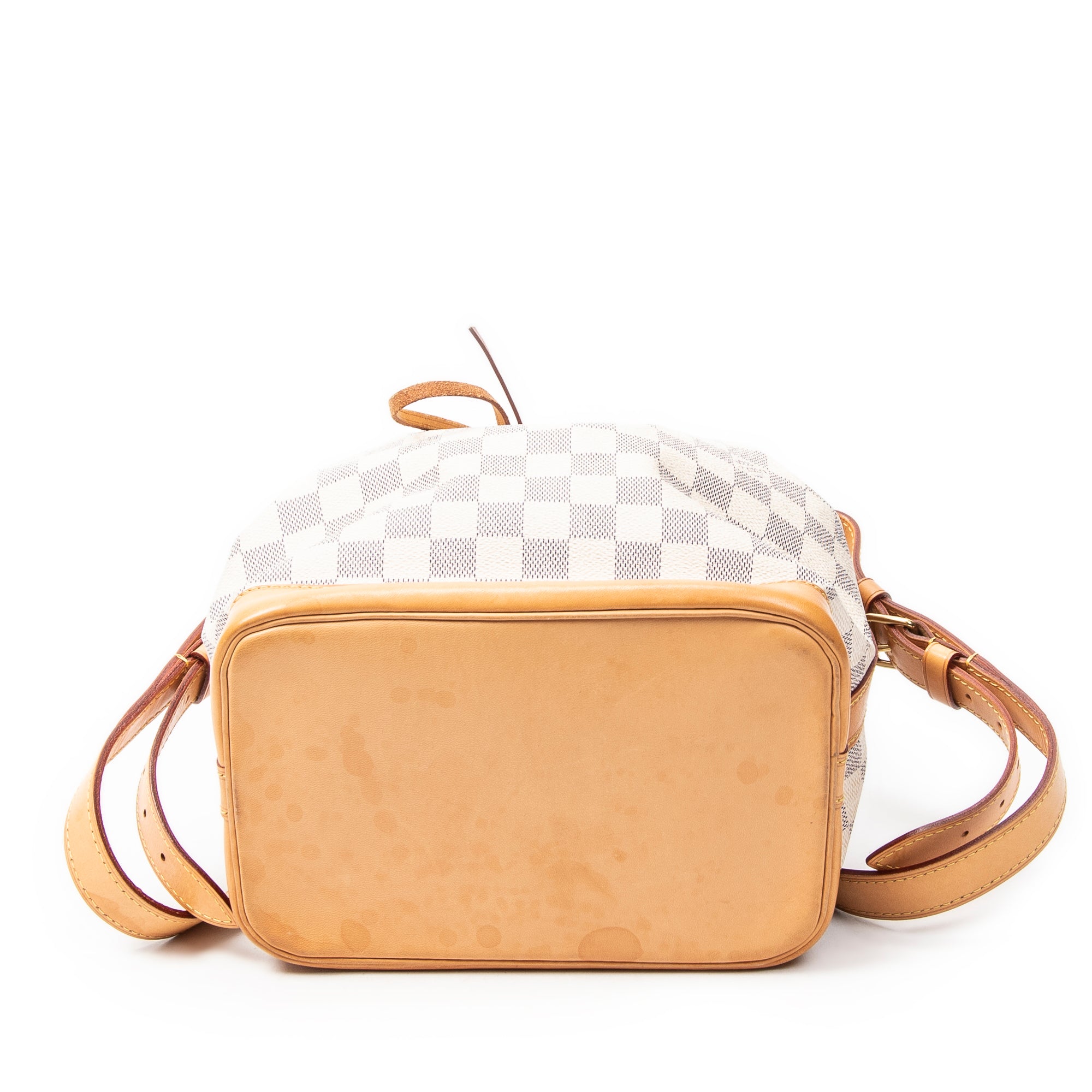 Bolso de Hombro Noe PM Damier Azur Color Marfil