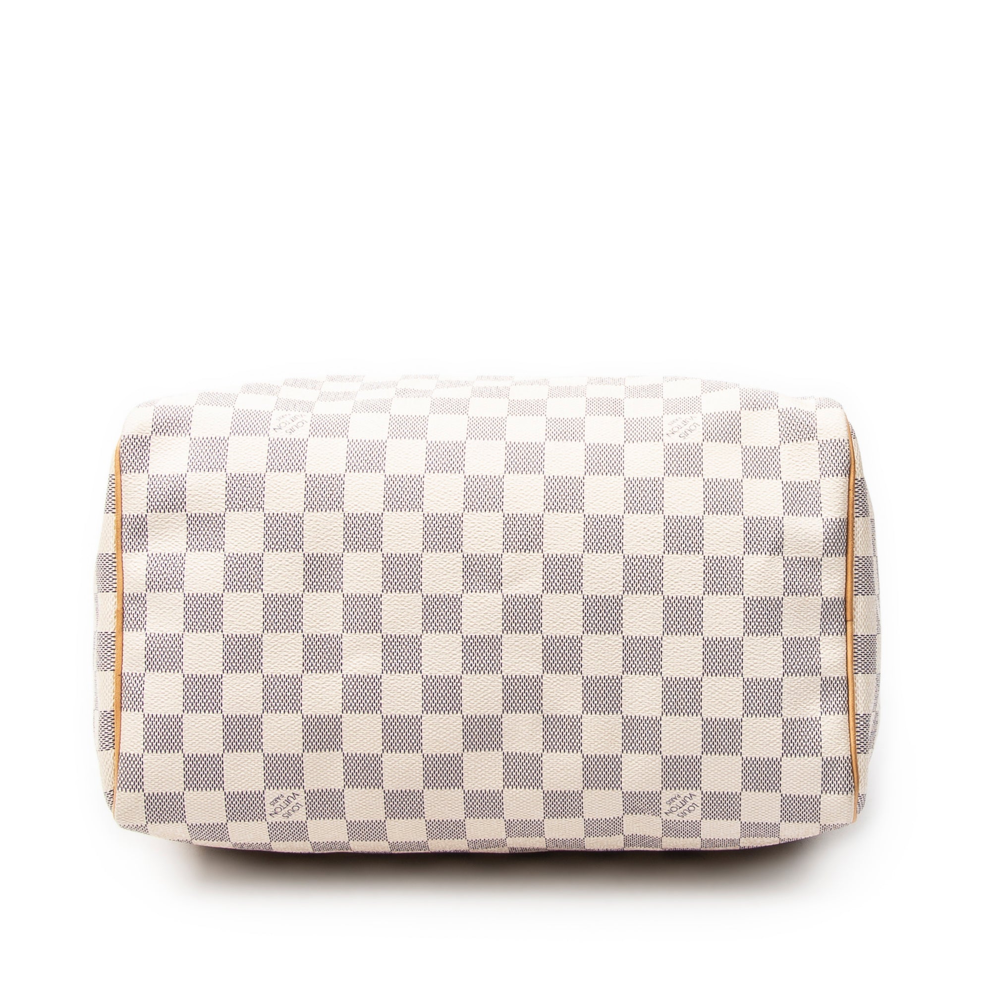 Handbag Speedy 30 Ivory Damier Azur