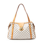 Bolso de Hombro Stresa PM Marfil Damier Azur