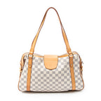 Bolso de Hombro Stresa PM Marfil Damier Azur