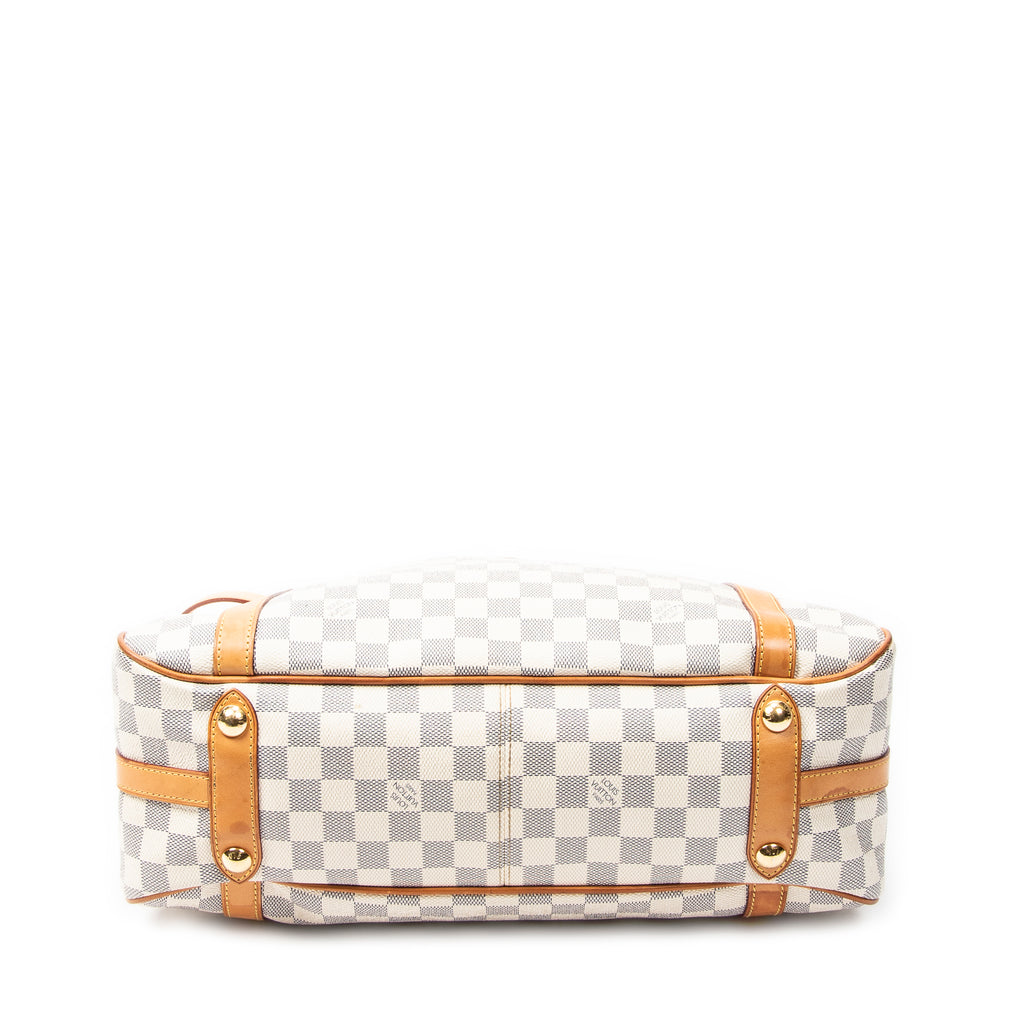 Bolso de Hombro Stresa PM Marfil Damier Azur