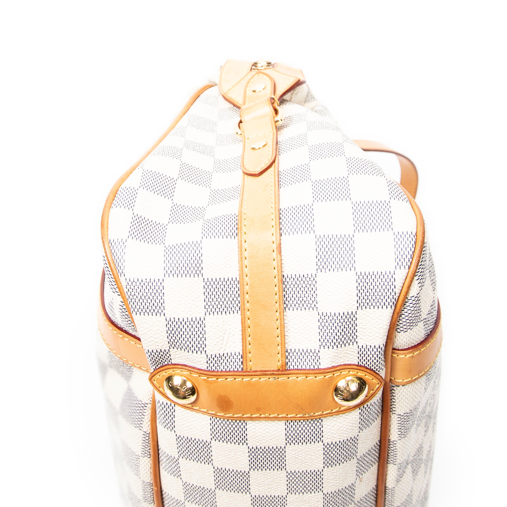 Bolso de Hombro Stresa PM Marfil Damier Azur