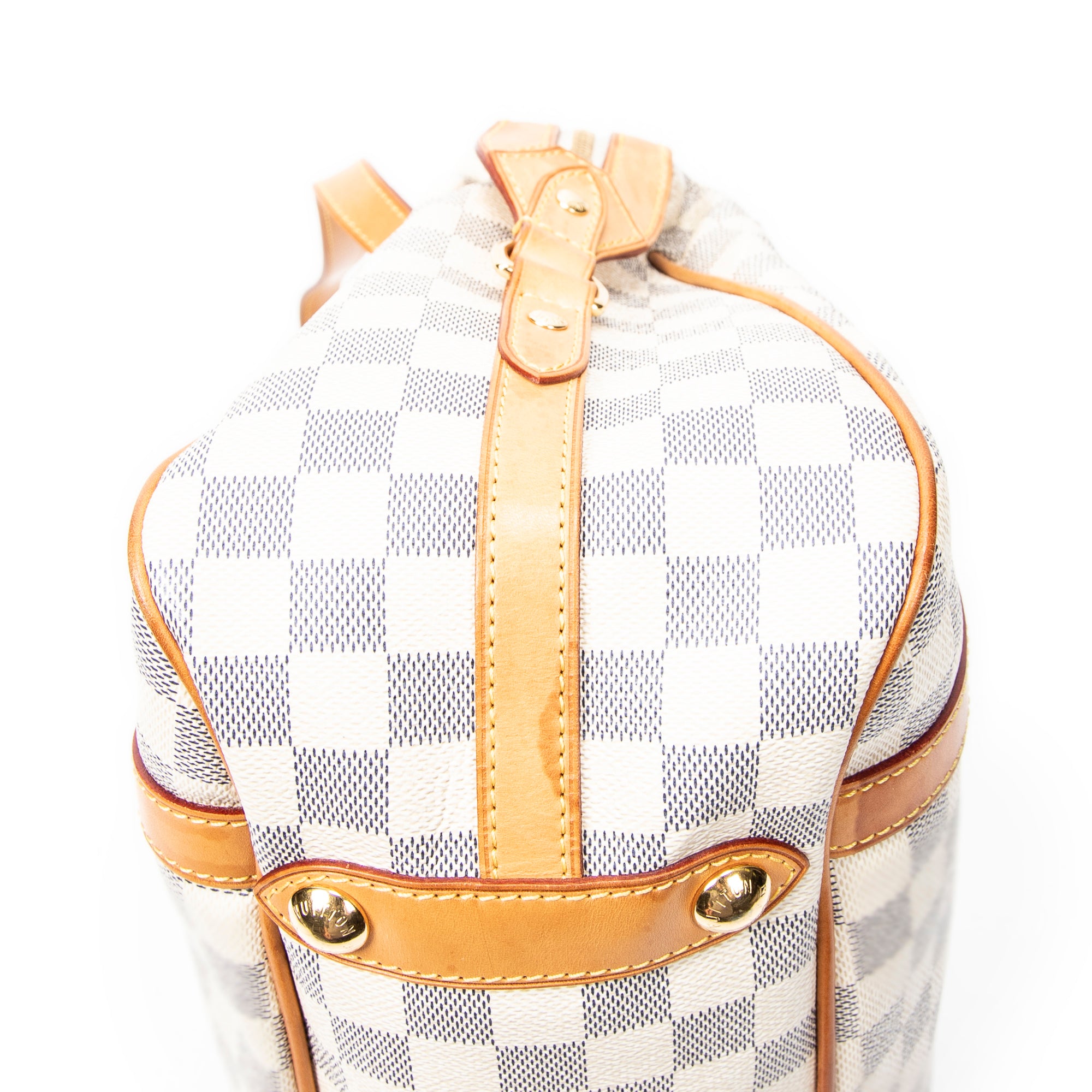 Bolso de Hombro Stresa PM Marfil Damier Azur