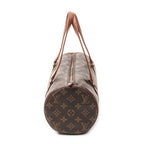 Handbag Papillon 30 Brown Monogram Canvas