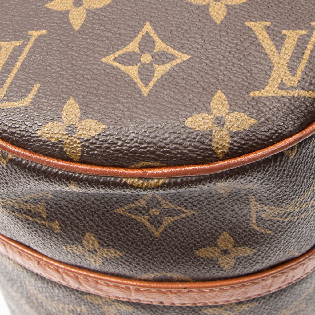 Handbag Papillon 30 Brown Monogram Canvas