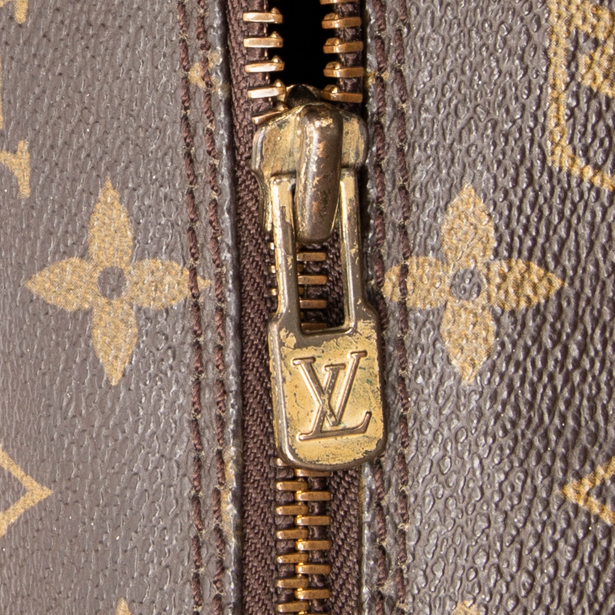 Handbag Papillon 30 Brown Monogram Canvas