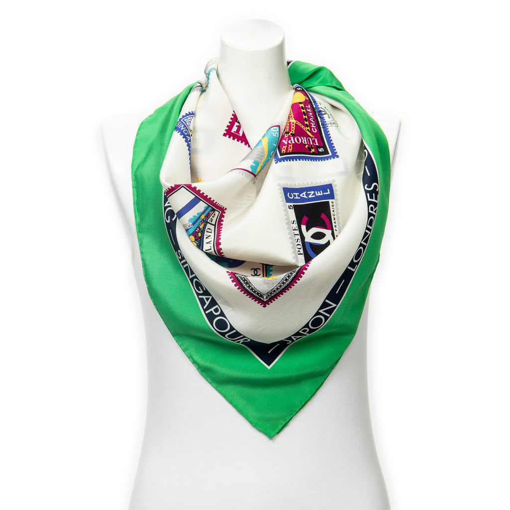Bufanda Bufanda Verde 100% Seda