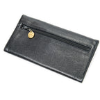 Wallet Timeless Check Holder Black Caviar Leather