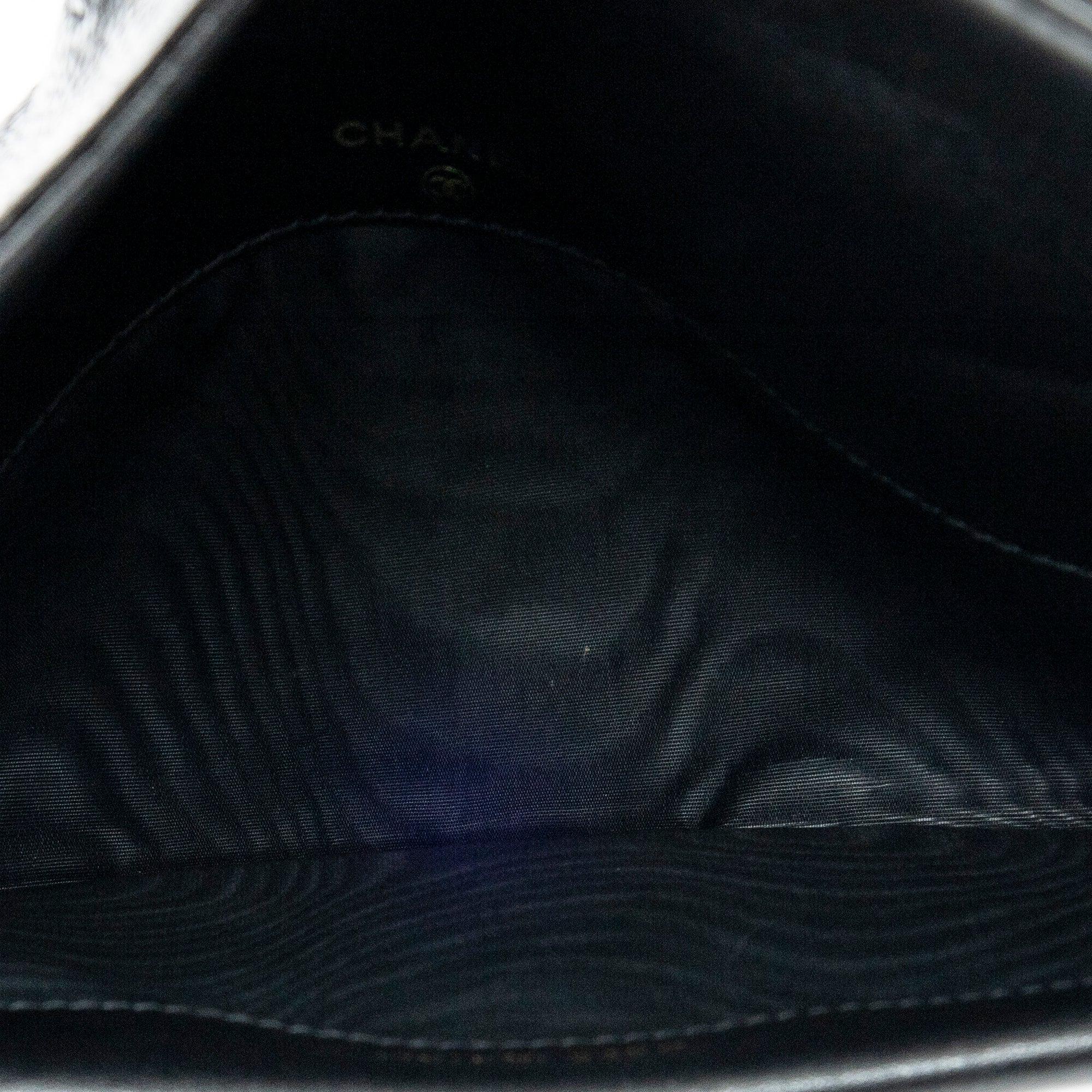Wallet Timeless Check Holder Black Caviar Leather