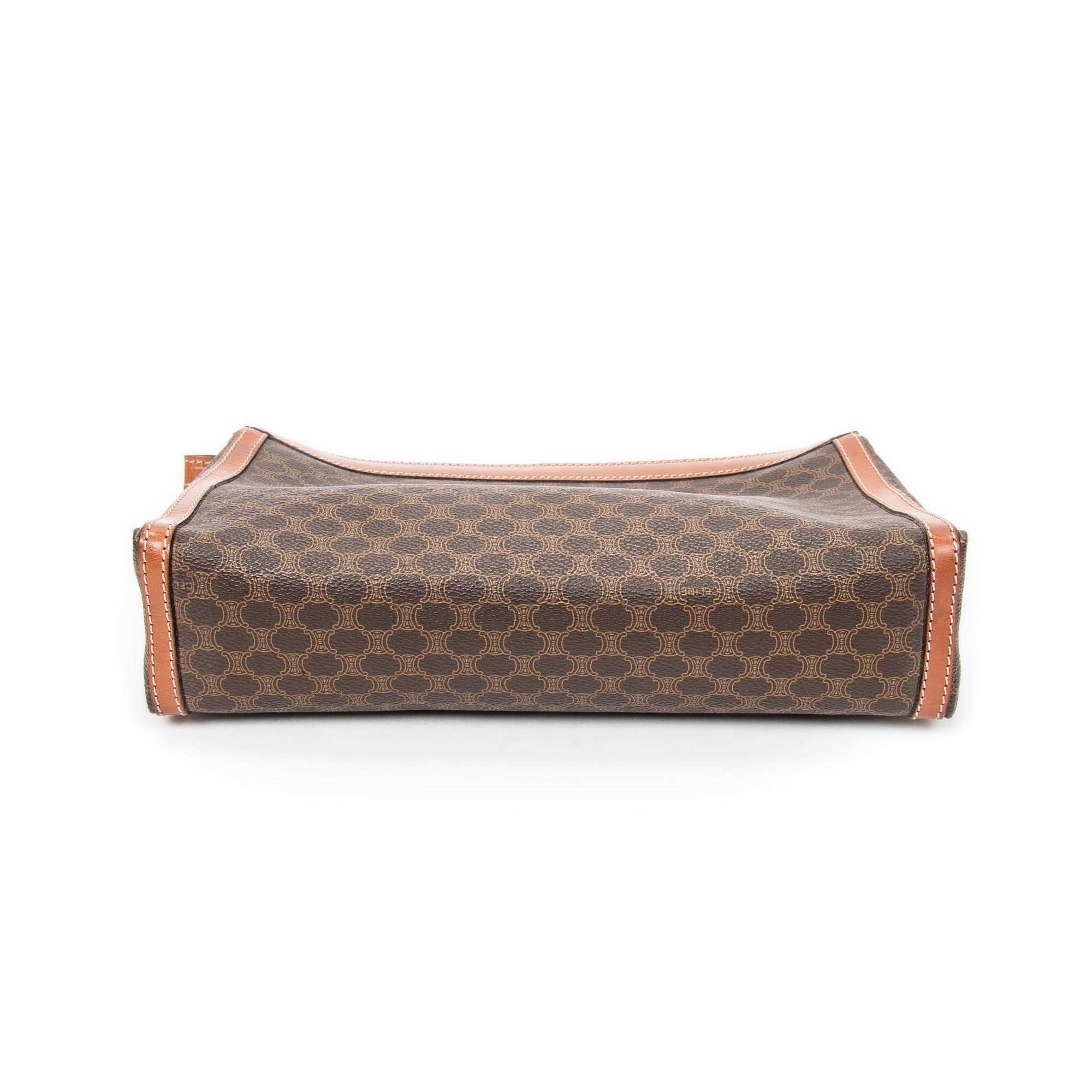 Pouch Toiletry Pouch Brown Macadam Coated Canvas