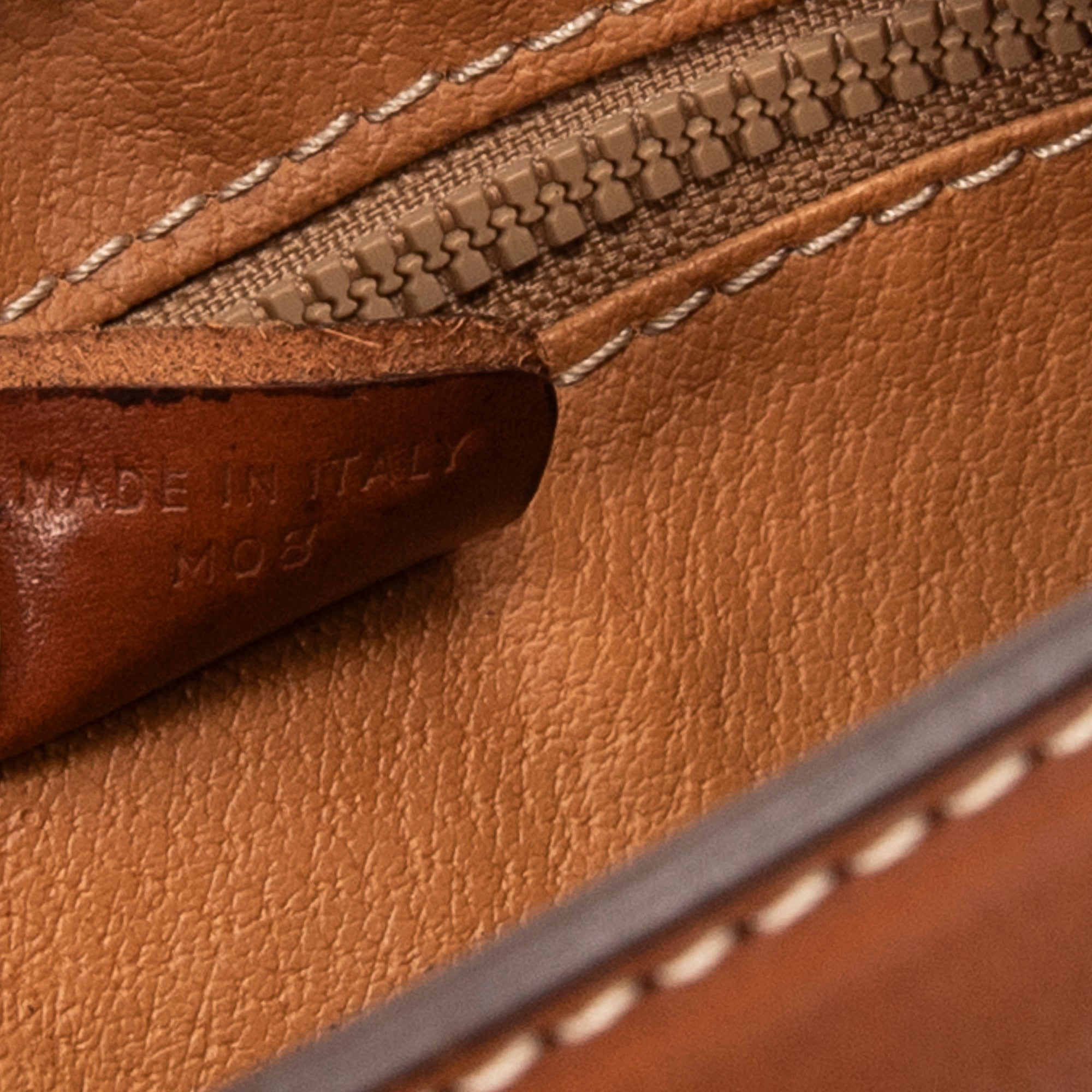 Pouch Toiletry Pouch Brown Macadam Coated Canvas