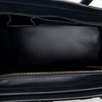 Handbag Mini Luggage Navy Calfskin Leather