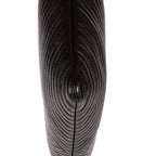 Clutch Large Chevron O-Case Zip Black Chevron Caviar Leather