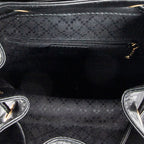 Backpack Mini Bamboo Backpack Black Calfskin Leather