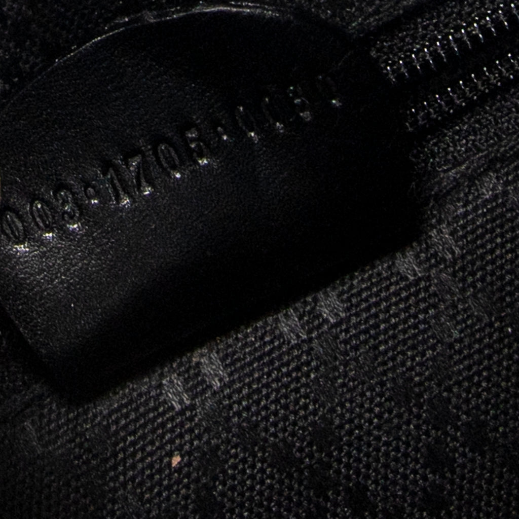 Backpack Mini Bamboo Backpack Black Calfskin Leather