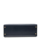 Shoulder Bag Kelly Sellier 35 Navy Box Leather