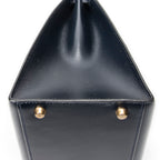 Shoulder Bag Kelly Sellier 35 Navy Box Leather